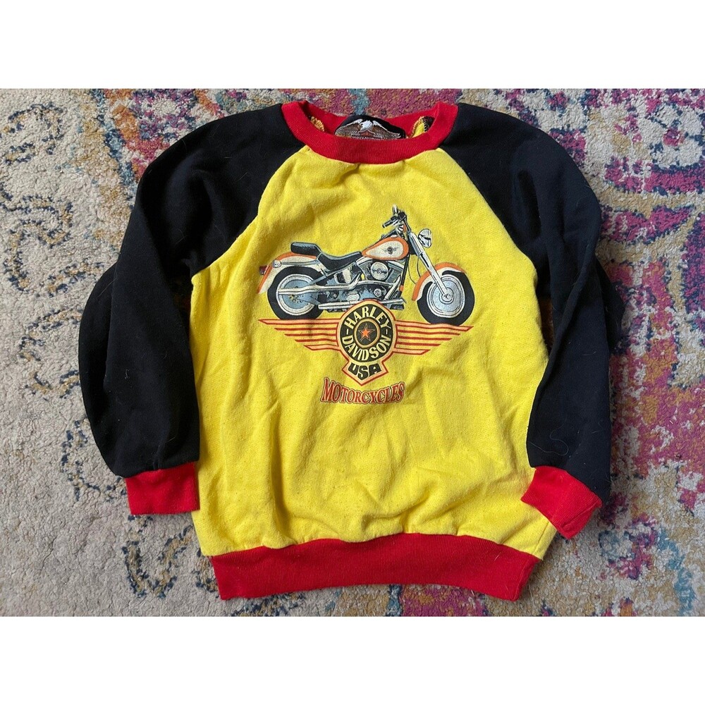 Vintage  70s Harley Davidson Crewneck Sweatshirt